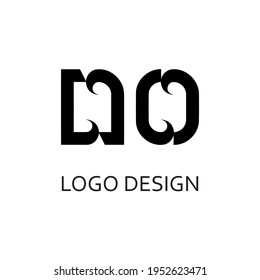 no letter for simple logo design