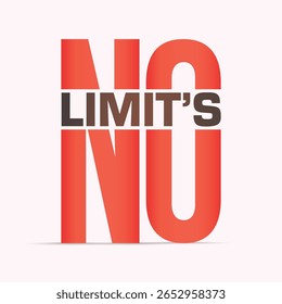 No Limits Vector Design - T Shirt Design