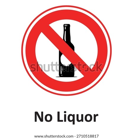 No Liquor Vector Icon which can easily modify or edit

