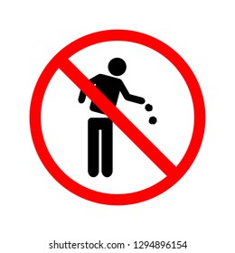 No Littering Do Not Litter Sign Stock Vector (Royalty Free) 1294896154 ...
