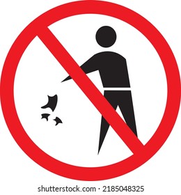 No Littering Or Dumping Sign 