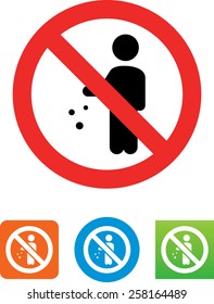 No littering icon