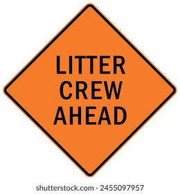 No littering sign and labels