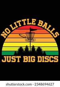 No little balls just big discs vector art design, eps file. design file for t-shirt. SVG, EPS cuttable design file