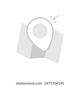 no location service concept illustration flat design. simple modern graphic element for empty state ui, infographic, icon