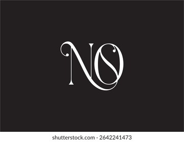 NO Logo Design Creative and Modern Logo Design
