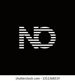 NO Logo Letter initial Designs Templete