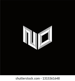 NO Logo Letter initial Designs Templete