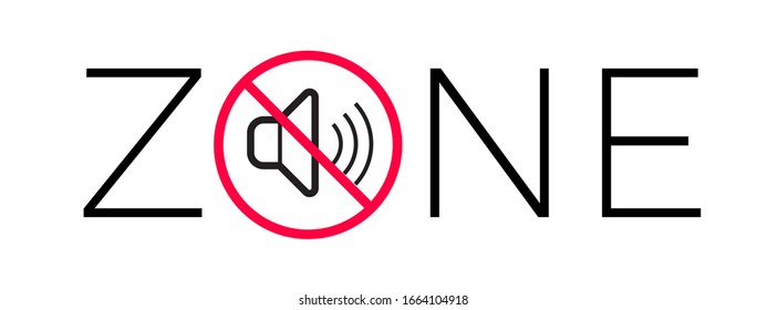 no loud music or talk sign  - quiet area, please keep silent and use headphones