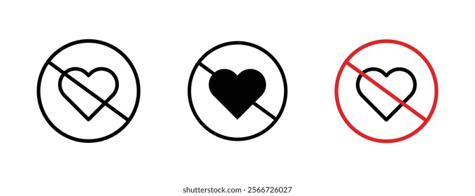 No love signs vector collection pack