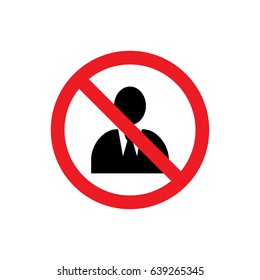 No man icon illustration isolated vector sign symbol