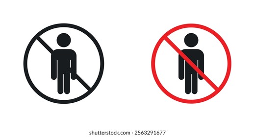 No man sign pack for app and website ui designs.