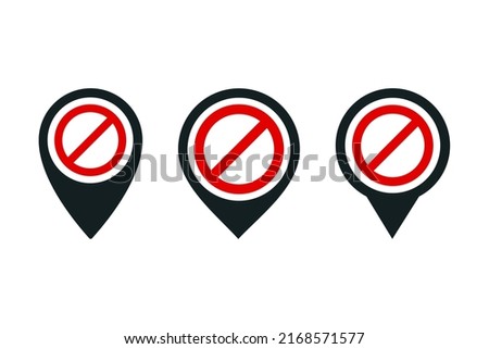 No map pointer. Vector illustration