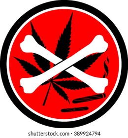 No marijuana sign