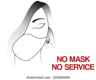 NO HAY MÁSCARA NI DISEÑO DE FONDO DE SERVICIO