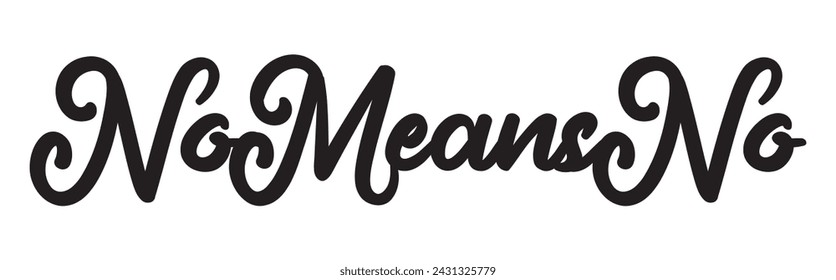 no significa sin texto sobre fondo blanco.