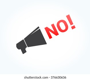 No Megaphone Icon