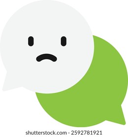 No Message Communication Icon Vector Flat Illustration