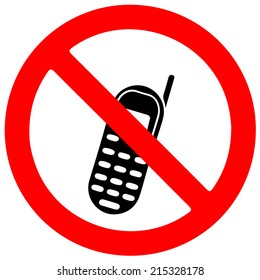 No mobile phone 