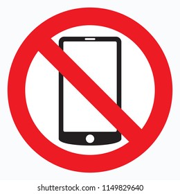No Mobile Phone Sign