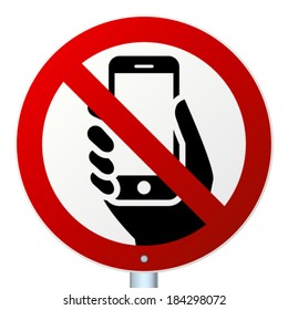 No Mobile Phones High-detailed Vector Icon
