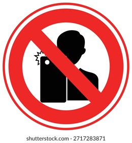 Sin ícono de Vector de selfie móvil que puede modificarse o editarse fácilmente

