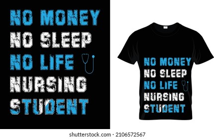 No money no sleep no life... T-Shirt 