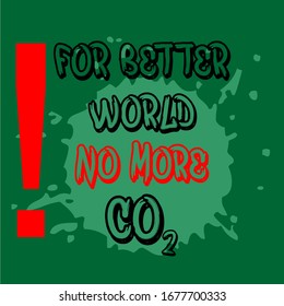 No más señales de advertencia de calentamiento global con dióxido de carbono (CO2)
