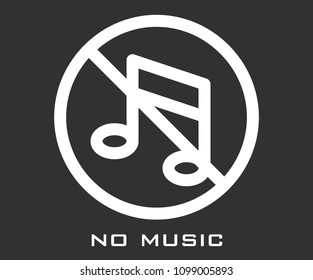 No Music icon