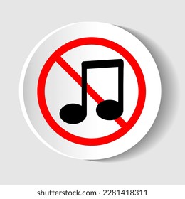 No music icon great for any use. Vector illustration.