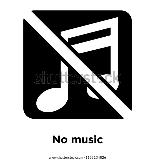 No Music Icon Vector Isolated On のベクター画像素材 ロイヤリティフリー