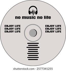 no music no life white