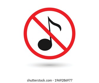 No music note icon design. vector illustration.
