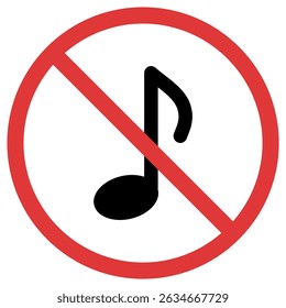No Music Sound Sign Icon