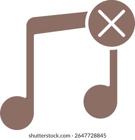Nenhum ícone de vetor Música. Pode ser usado para impressão, aplicativos móveis e da Web.