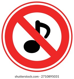 Ningún icono del Vector de la música que puede modificar o editar fácilmente

