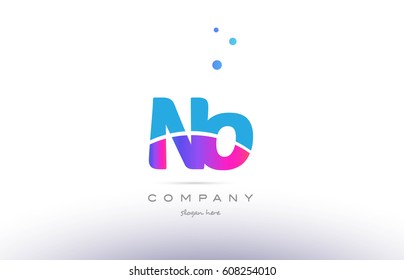 no n o  pink purple blue white uppercase lowercase modern creative alphabet gradient company letter logo design vector icon template
