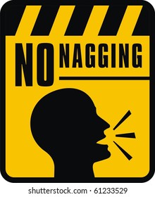 No nagging sign