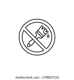 no need to paint outline icon