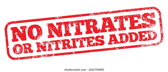 No Nitrates or Nitrites Added Stamp