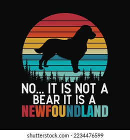 No, No Es Un Oso Gracioso Terranova.