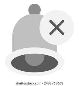 No Notifications icon for web, app, infographic, etc