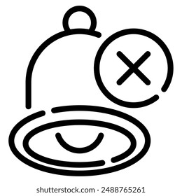 Sin icono de notificaciones para Web, App, infografía, etc