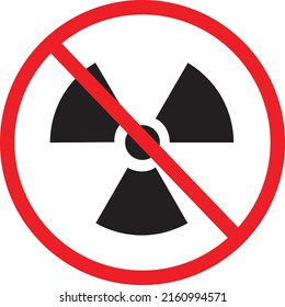 no nuclear power icon on white background. no radiation sign. no nuclear symbol. flat style.