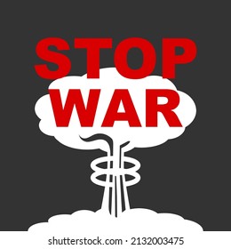 No nuclear no war sign icon illustration