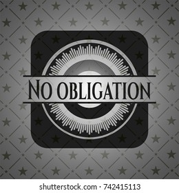 No obligation dark emblem