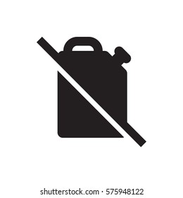 no oil icon illustration isolated vector sign symbol