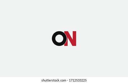 NO or ON letter logo. Unique attractive creative modern initial NO ON N O initial based letter icon logo