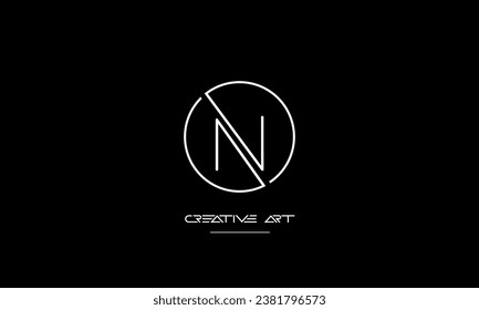 NO, ON, N, O abstract letters logo monogram