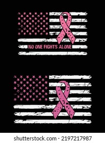 No One Fights Alone Flag Design